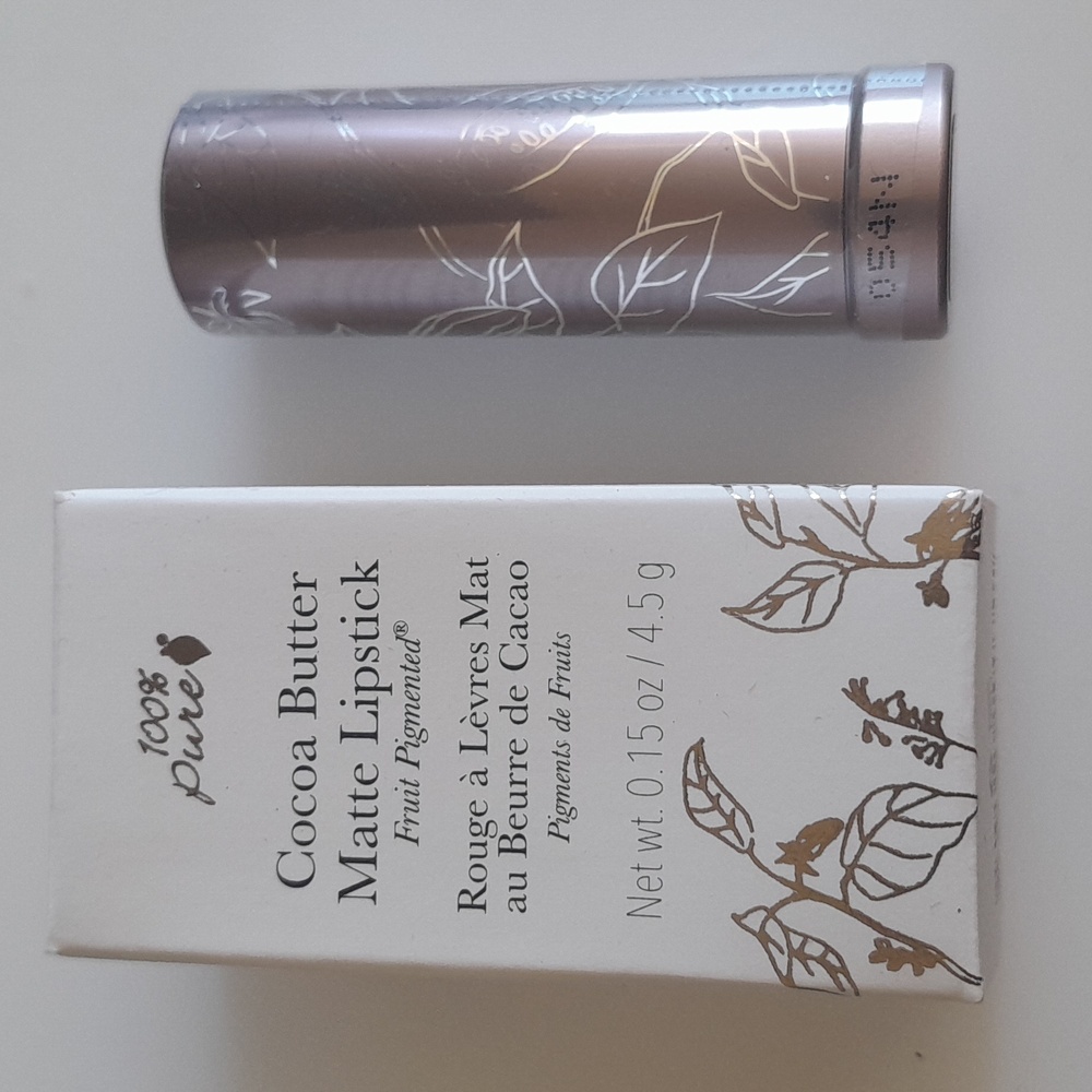 100% Pure Cocoa Butter Matte Lipstick Fruit Vegan Cruelty Gluten Free Cactus